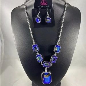 Life of the party necklace with earrings! $10